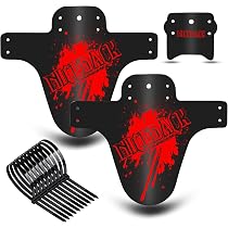 NICEDACK Garde-boue de vélo de montagne, 2PCS Garde-boue VTT, Garde-boue avant et arrière pour vélo, convient pour roues de 66 cm, 69,8 cm, 73,7 cm, adapté pour vélos (roues de vélo gras NICEDACK Garde-boue de vélo de montagne, 2PCS Garde-boue VTT, Garde-boue avant et arrière pour vélo, convient pour roues de 66 cm, 69,8 cm, 73,7 cm, adapté pour vélos (roues de vélo gras