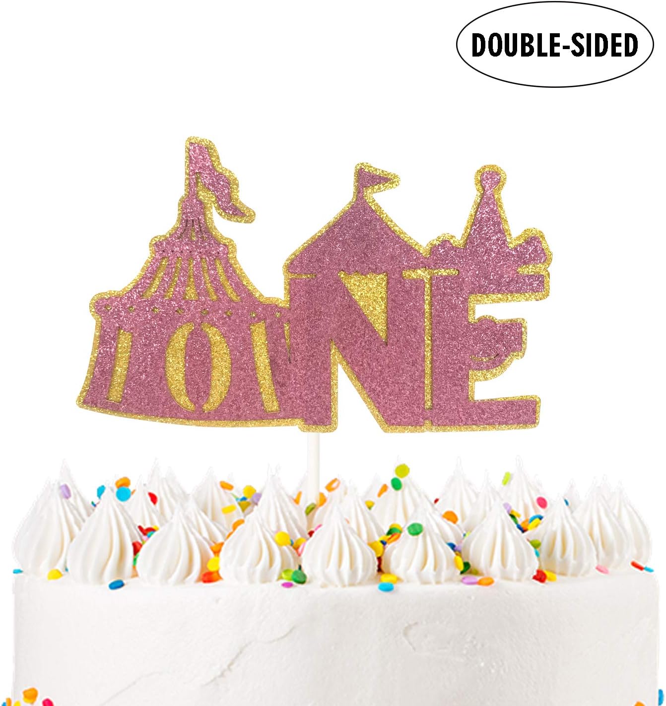 Amazon Com Circus Tent One Cake Topper For 1st Birthday