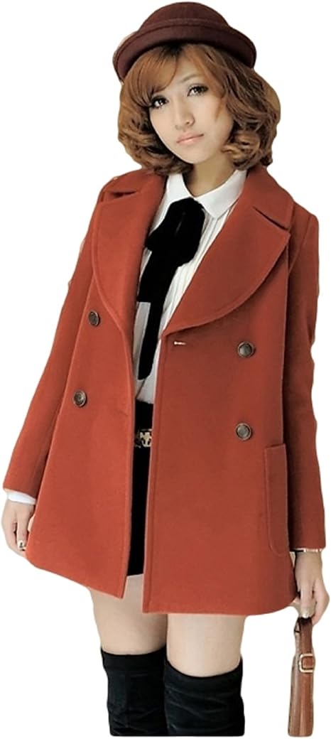 Amazon Stylish Boy コート ハーフ丈 オレンジ デート 通学 通勤 アウター レディース 女性 デート セレブ キュート オリジナル ブレスレット Sb L オレンジ 服 ファッション小物 通販
