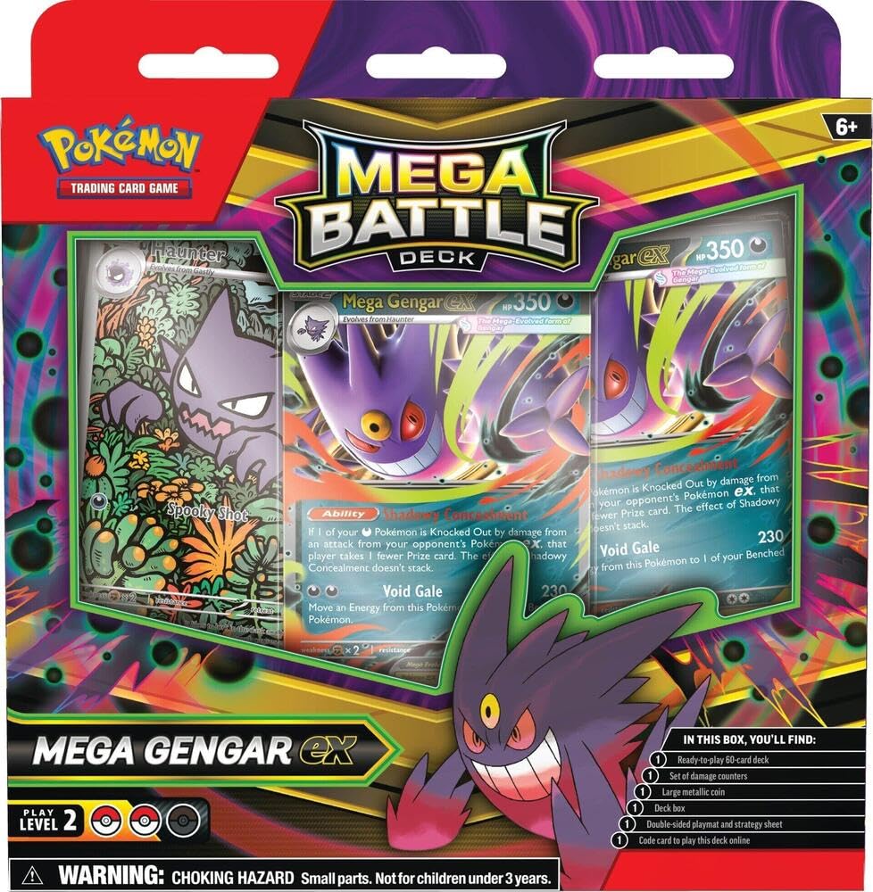 Photo 1 of Pokemon Trading Card Game Mega Battle Deck (Mega Gengar Ex)