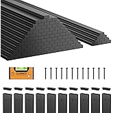 CAMMOO 110 Pcs 32"Rectangular Deck Balusters, Straight Spindles Railing Kit | Level with Scale, Pre-Installed Plugs, 220 Screws, Rustproof Finish, 2000 LBS Capacity, for Porch,Balcony,Staircase,Poolside