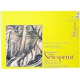 Strathmore 300 Series Newsprint Paper Pads Rough 120 Sheets 18 in. X 24 in. (307-418-1)