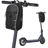 PGmoon Electric Scooter Bag with 4L Large Capacity | Universal Electric Scooter Handlebar Storage Bag with Multiple Pockets for Carrying Tools, Water-Resistant (Patent Design)
