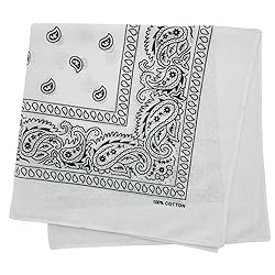 MDSTYLE 3 PCS 100% Cotton Bandana for Men & Women