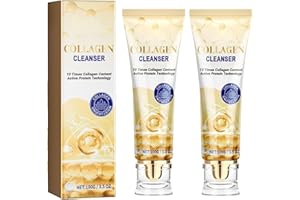 Moisturizing Anti-Aging Facial Cleanser - Hydrating, Firming Face Wash For Wrinkle Reduction & Eye Area Care