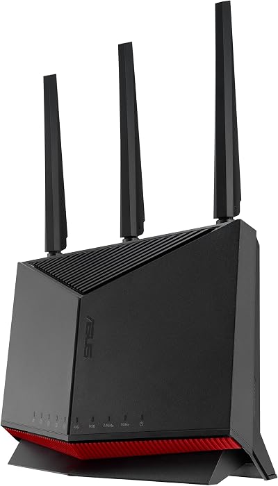 ASUS RT-BE86U Dual Band WiFi 7 Router 6800Mbps AI Mesh VPN Security