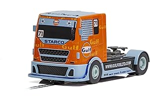 Scalextric Gulf Racing Truck 1: 32 Slot Race Car C4089