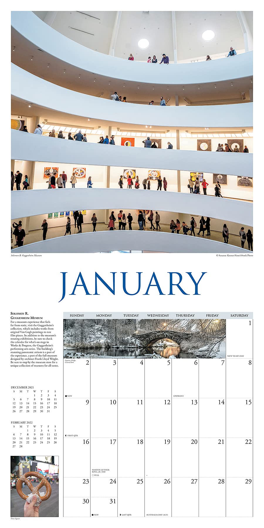 New York Calendar 2022 Amazon