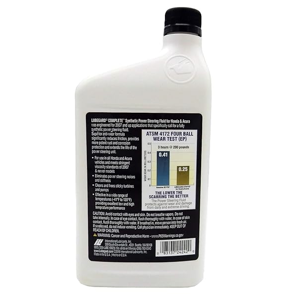 LUBEGARD 24242 COMPLETE SYNTHETIC PSF FOR HONDA AND ACURA, , 32 OUNCES