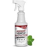 Mighty Mint Peppermint Oil Rodent Repellent Spray for Vehicles – Natural Mouse & Rat Control for Car Engines, RVs, Trucks & Boats – Plant-Based, Extra-Strong Formula – 16 oz