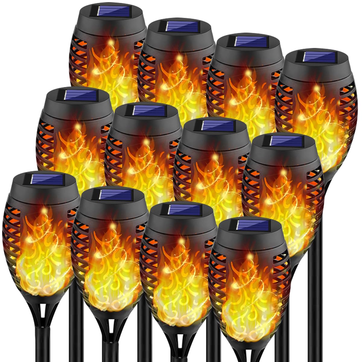 Photo 1 of ***MISSING PARTS***
Kurifier 12Pack Flickering Flame Solar Torch Lights for Garden Decor, Waterproof Solar Lights Outdoor Decorative, Garden Outdoor Decorations for Yard Porch Lawn Patio Outside Decor-Luces Solares