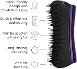 Pet Teezer Large Deshedding Grooming Brush Purple Grey for Dogs view 4
