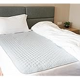 Pack of 1 Careboree Soft-Brushed Absorbent Washable Incontinence Underpads Leakproof Pee Pads Waterproof Reusable 36X72 Fits King Bed Durable Draw Sheet Mattress Protector