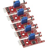GODIYMODULES 5PCS Linear Hall Effect Sensor Module Speed Counting Magnetic Switch for Arduino DIY Projects