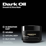 Sebastian Dark Oil Lightweight Hair Mask 500ml - Silky Smooth Shine All Hair view 3