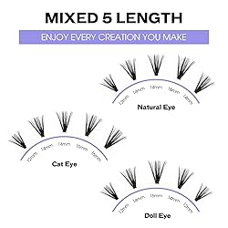 Lash Clusters Individual Cluster Lashes 40D+3D Mink