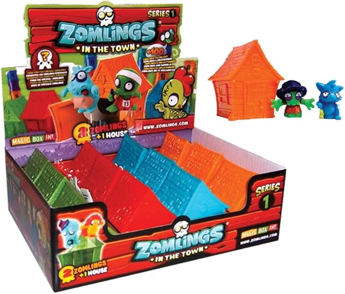 Expositor 12 casas + Zomlings: Amazon.es: Juguetes y juegos