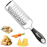 Graters for Kitchen, Hand-held Stainless Steel Zester - Extra Coarse Shredder
