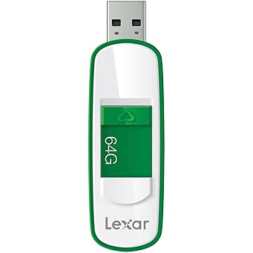 Lexar JumpDrive S75 USB 3.0 Flash-Laufwerk 64GB [Umweltfreundliche Verpackung]