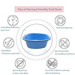 Foot Soaking Bath Basin, Large Plastic Foot Soaking
