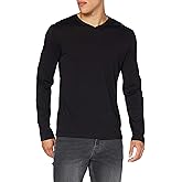 Armani Exchange Mens Vneck Pima Long Sleeve Shirt