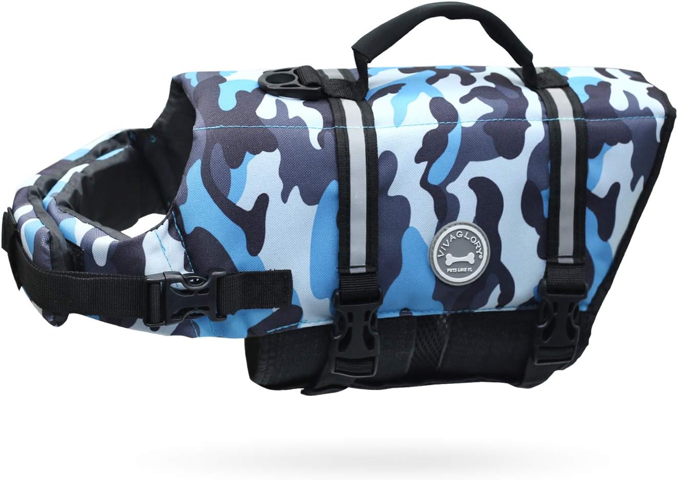 camo dog life jacket