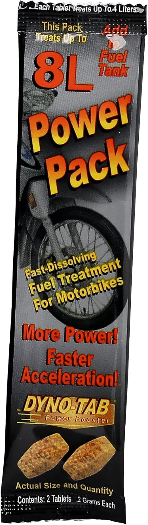 Dyno Tab Octane Booster 4GT MOTORCYCLES & BIKES Formula, Get Maximum