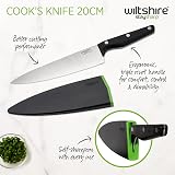 Wiltshire Staysharp 20cm Cook's Knife, Stainless Steel, Self-Sharpening view 2