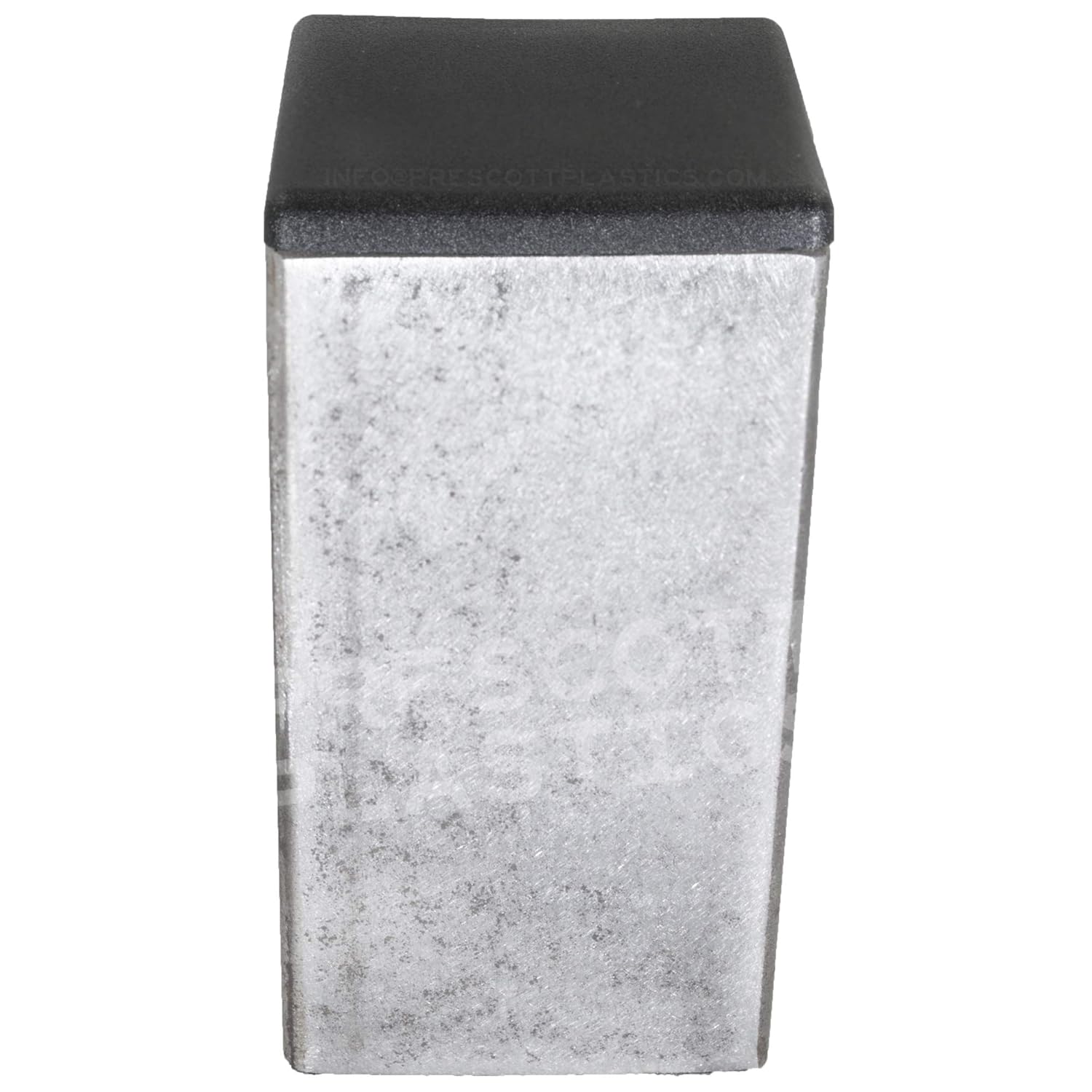 Prescott Plastics 2 1/2 Inch Square Plastic Plug Heavy Duty Tubing Post