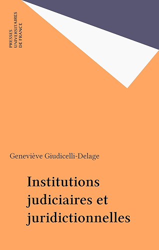 Download Institutions judiciaires et juridictionnelles (Droit fondamental) PDF