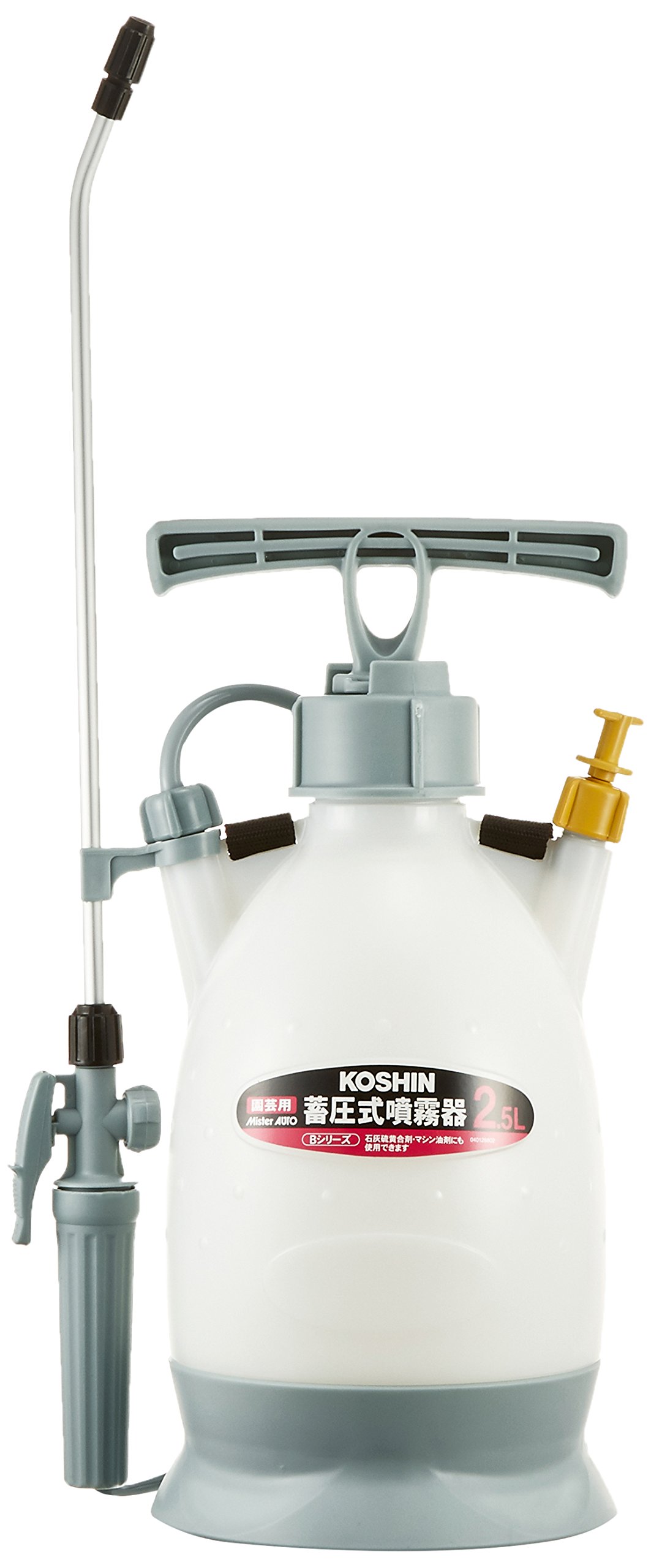 工進(KOSHIN) 蓄圧式 噴霧器 タンク 2.5L ミスターオート HS-251BT 1段ノズル 噴口 1個 防除 消毒 散布 マルチカラー商品画像