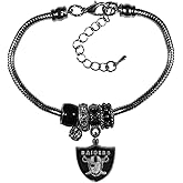 Siskiyou Sports NFL womens Euro Bead Bracelet