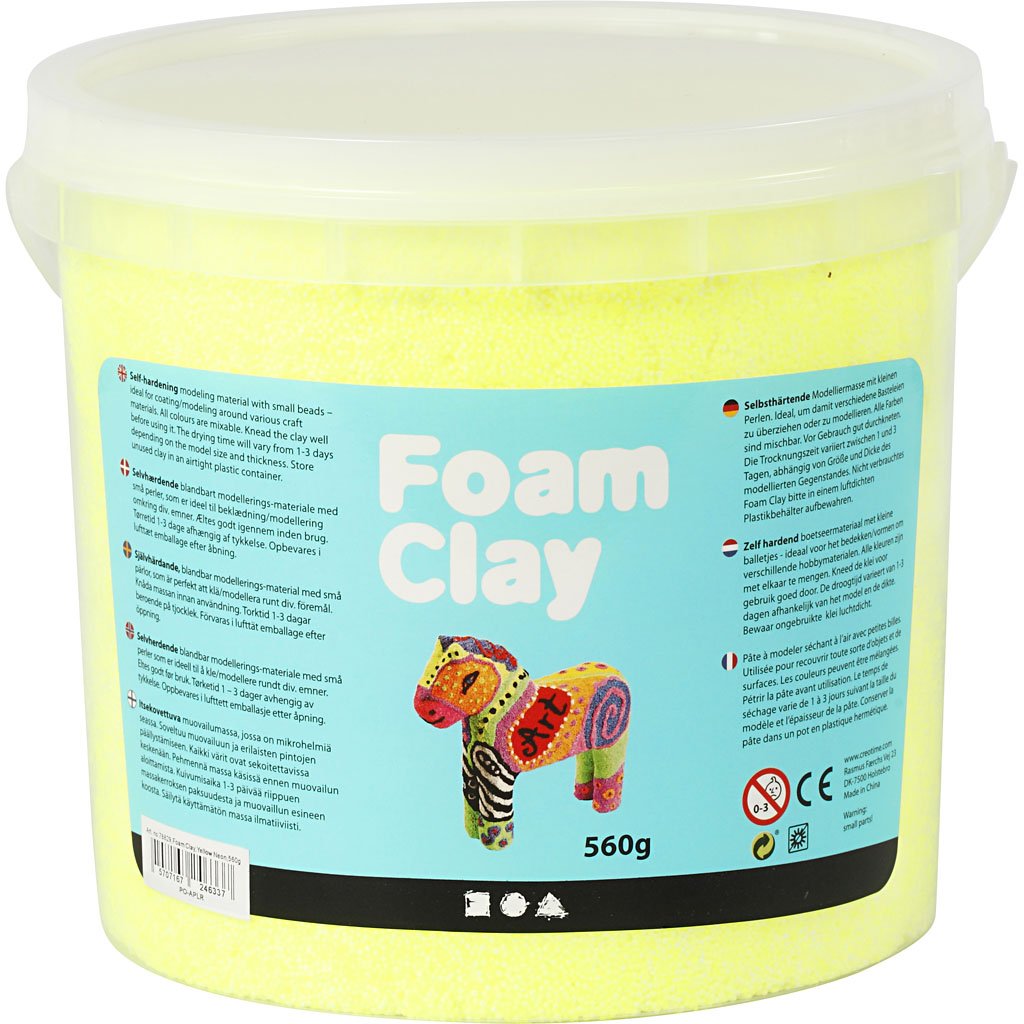 Foam Clay®, neon yellow, 560g
