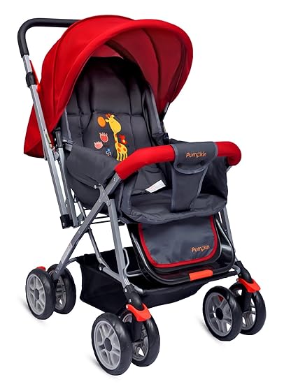 Little Pumpkin - Kiddie Kingdom Baby Stroller and Pram for Baby/Kids (Red)