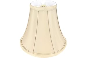 Royal Designs, Inc. True Bell Lamp Shade with Round Clip, Beige, 3.75" x 7" x 6.75" (BSO-704RC-7BG)