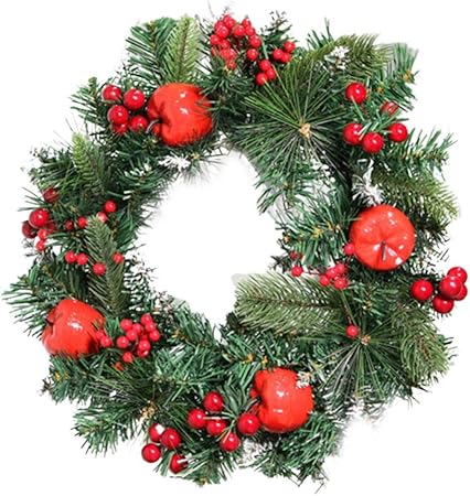 Gfbvc Christmas Wreath Fruit Decoration Wreath Front Door