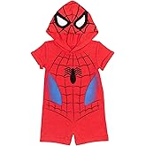 Marvel Avengers Spider-Man Captain America Hulk Miles Morales Cosplay Romper Newborn to Toddler