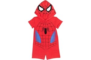 Marvel Avengers Spider-Man Captain America Hulk Miles Morales Cosplay Romper Newborn to Toddler