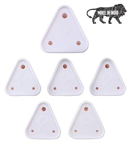 PROTOWARE Baby Safety Electric Socket Plug Cover Guards (Pack of 6)