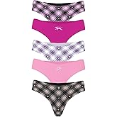 Victoria's Secret PINK Women's No Show Thong Underwear, Panties for Women (XS-XL)