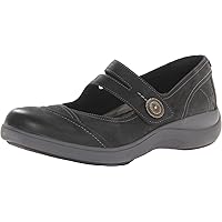Amazon.com | Aravon Women's Revshow Mary Jane Flat,Black,6 B US | Flats
