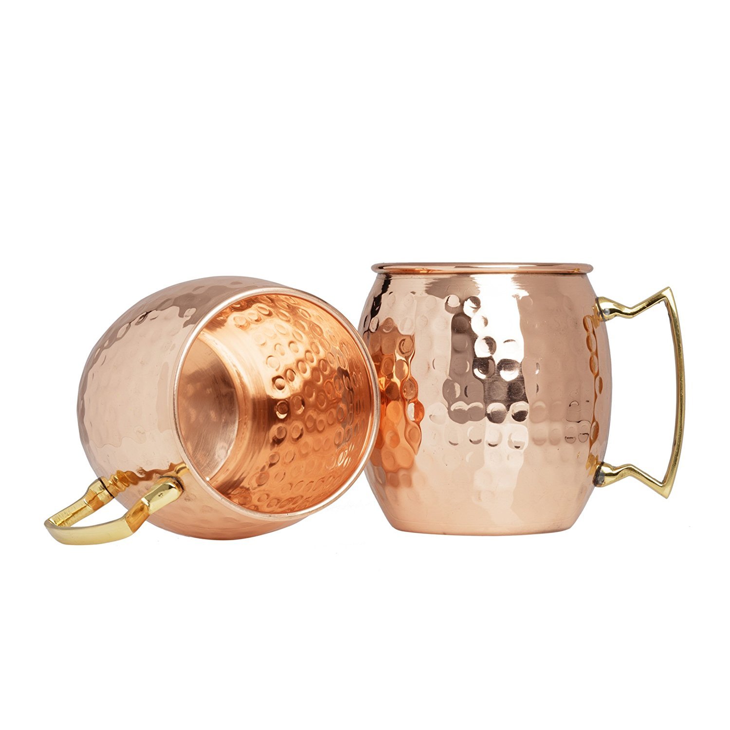 Zap Impex Pure Copper Hammered Moscow Mule Mug Set of 2