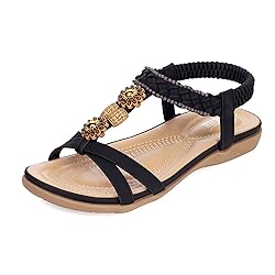 SHIBEVER Womens Sandals Flats Shoes for Women
