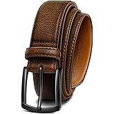 KEMISANT Men Belt-Genuine Leather Belt for Men Dress Casual Golf Jeans 1 3/8"