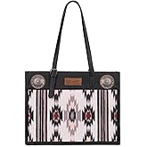 Montana West Wrangler Aztec Shoulder Bag Canvas Top Handle Handbags for Women