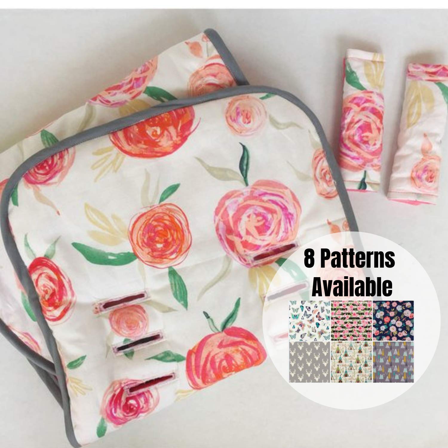 floral pram liner