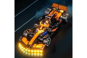 Brickshining LED Lighting Compatible with Lego Speed Champions McLaren F1 Team MCL38 Race Car, Light Kit Compatible with Lego 77251, NOT Included The Model Set - JUST Lights