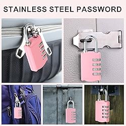 DELSWIN Small Combination Lock for Locker, 4-Digit