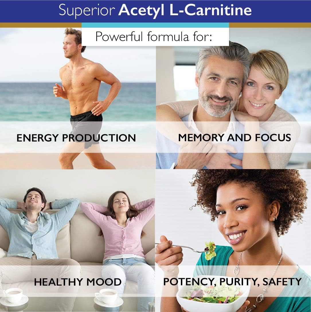 Superior Labs | Acetyl L-Carnitine 1000mg | 200 caps | Maximum Absorption | Pure Vegetable Capsules | Zero Synthetic Additives | Superior Absorption: Health & Personal Care