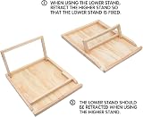 Becko US Wooden Puzzle Board Holder Set Up to 1000 Pieces Adjustable Angles view 3